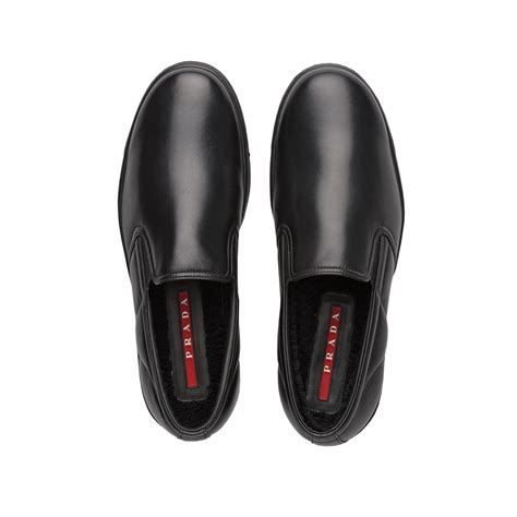 black prada shoes cheap|prada black slip on shoes.